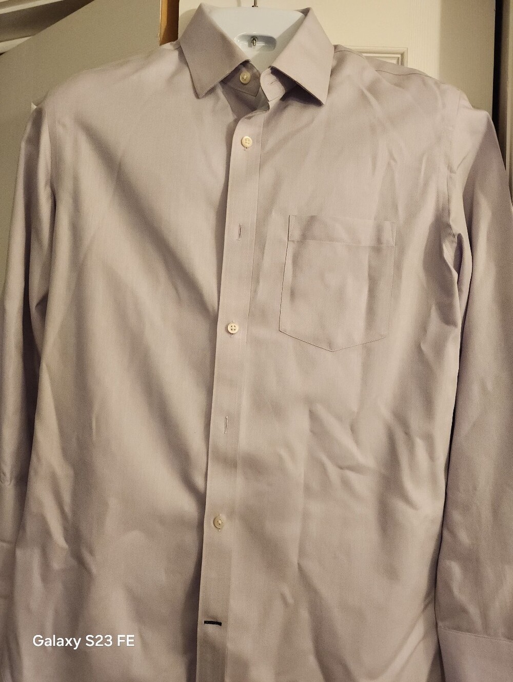 Men's Banana Republic Oxford Dress Shirt in Light Lavender M